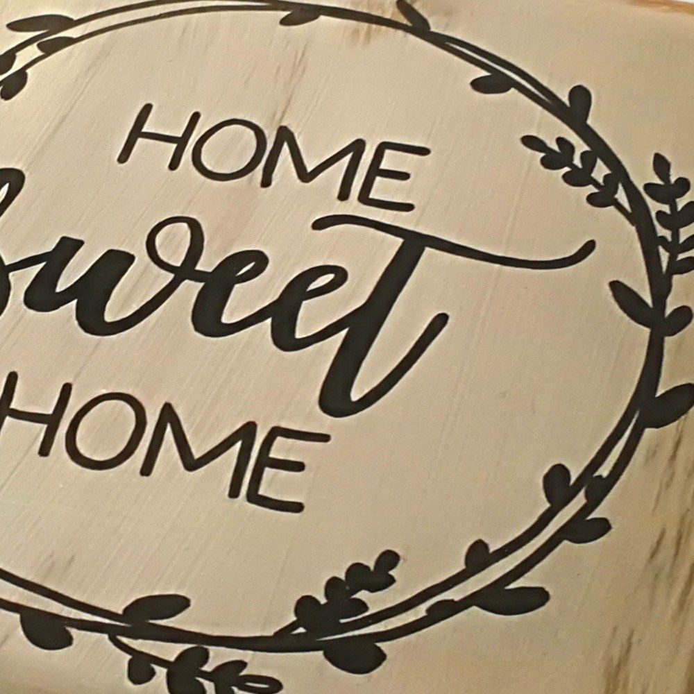 1 Pcs Decorative Rustic Wood Signs Home Sweet Sign Plaque