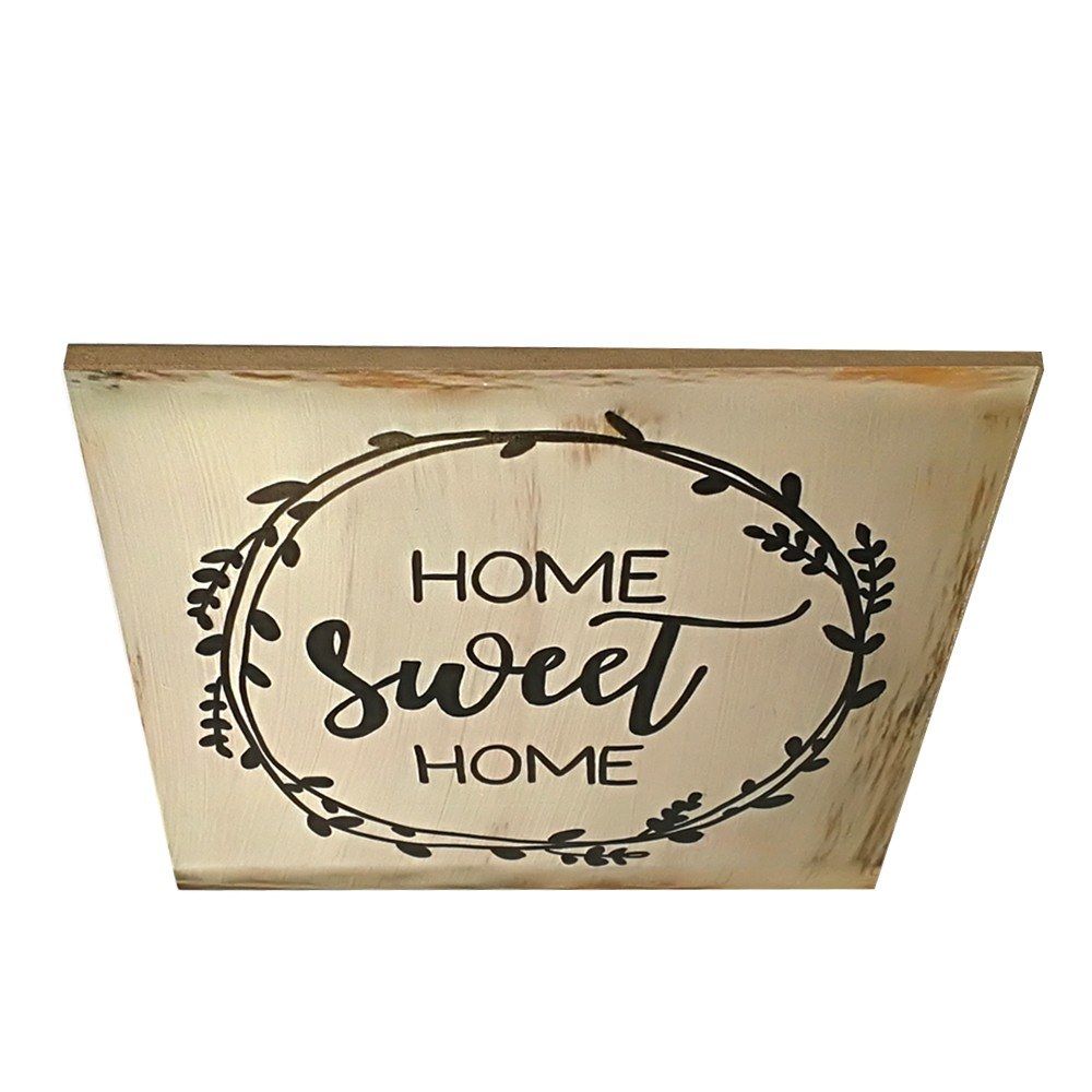 1 Pcs Decorative Rustic Wood Signs Home Sweet Sign Plaque