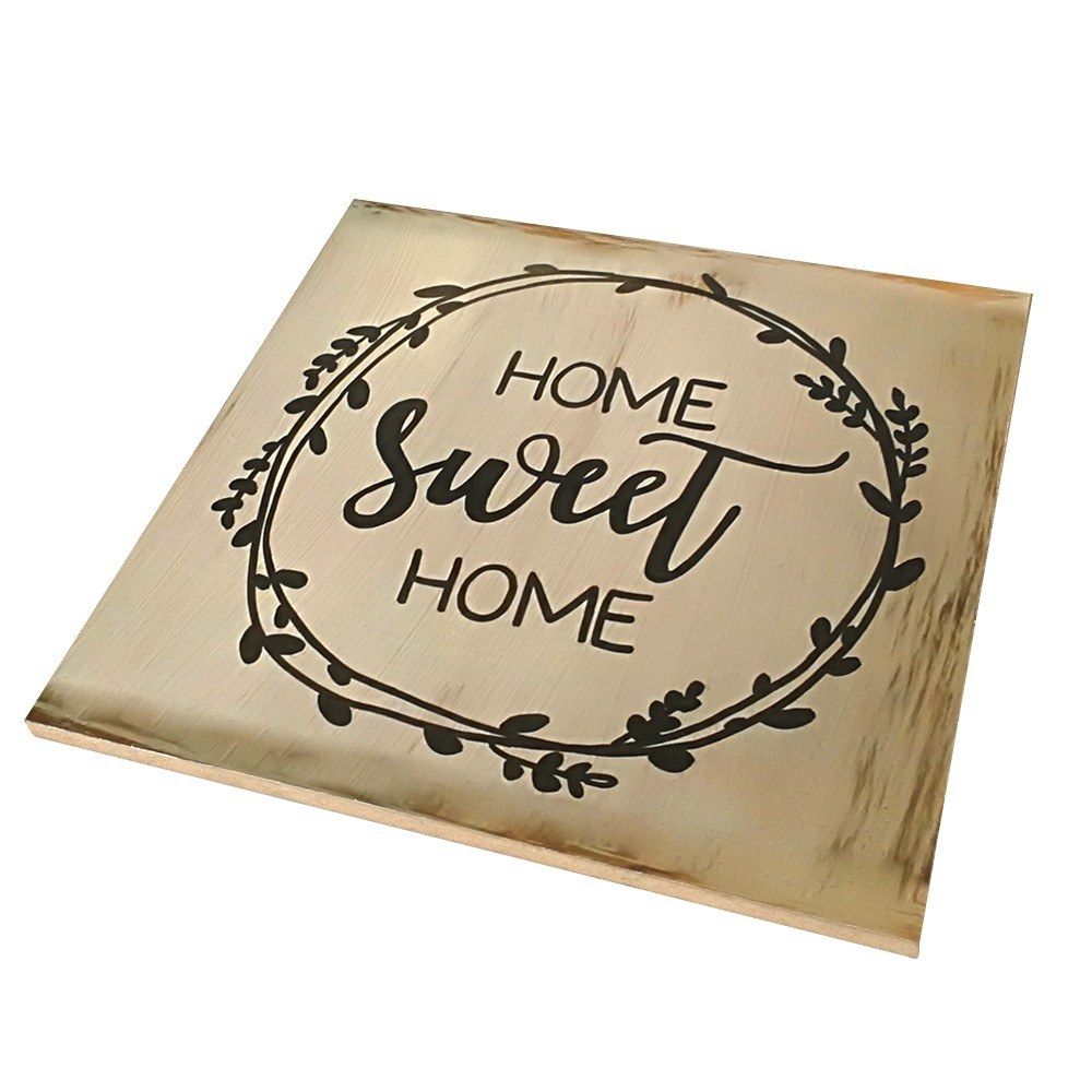 1 Pcs Decorative Rustic Wood Signs Home Sweet Sign Plaque