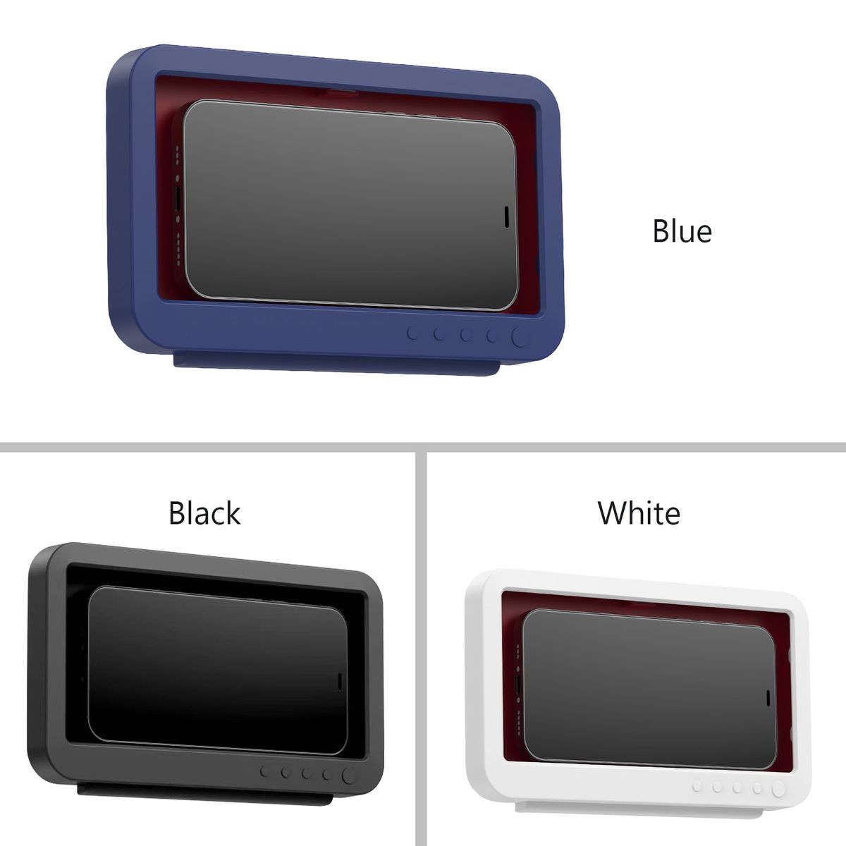 Waterproof Wall-Mounted Cell Phone Holder Case With Touch
