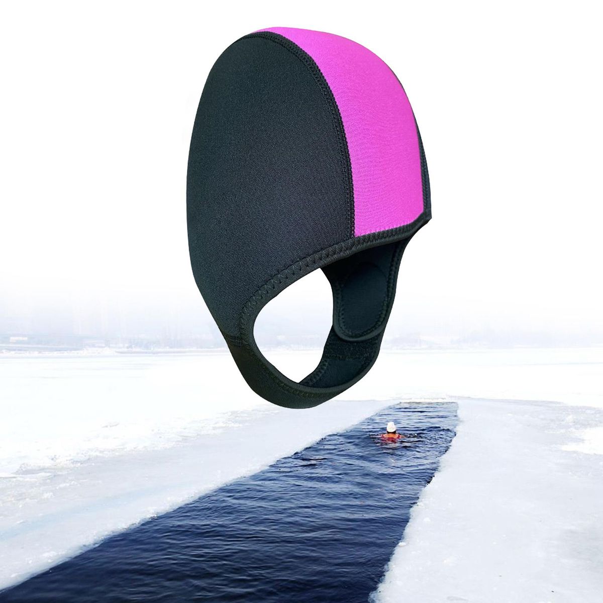 2x Diving Wetsuit Hood Women Men Stretchy Thermal Snorkeling Hat