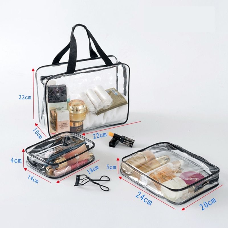 1PC Transparent PVC Bags