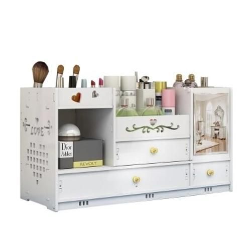 Cosmetic Storage Box Desktop Drawer Household Simplicity Mirror Dresser Finishing Box Skin Care Product Shelf Storage Box