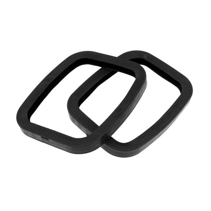 2 Pieces/ Set 17 X 14.2 Cm Strong Black Rubber Roller Road Drift