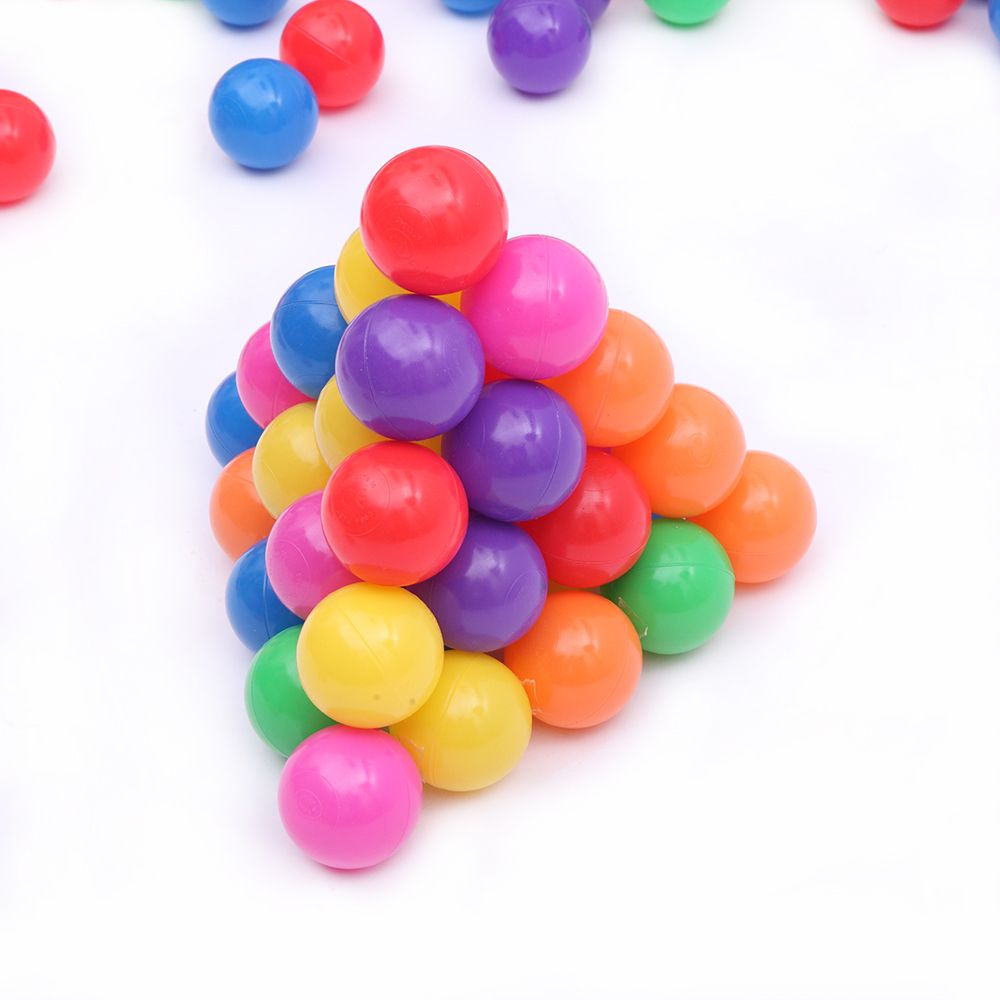 100pcs 7cm Fun Soft Plastic Ocean Ball Swim Pit Toys Baby Kids Toys Colorful