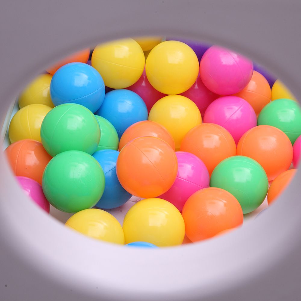 100pcs 7cm Fun Soft Plastic Ocean Ball Swim Pit Toys Baby Kids Toys Colorful