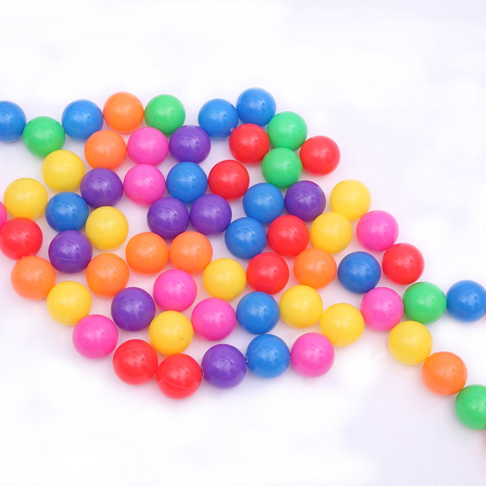 100pcs 7cm Fun Soft Plastic Ocean Ball Swim Pit Toys Baby Kids Toys Colorful