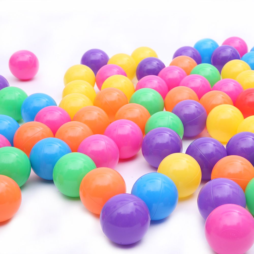 100pcs 7cm Fun Soft Plastic Ocean Ball Swim Pit Toys Baby Kids Toys Colorful