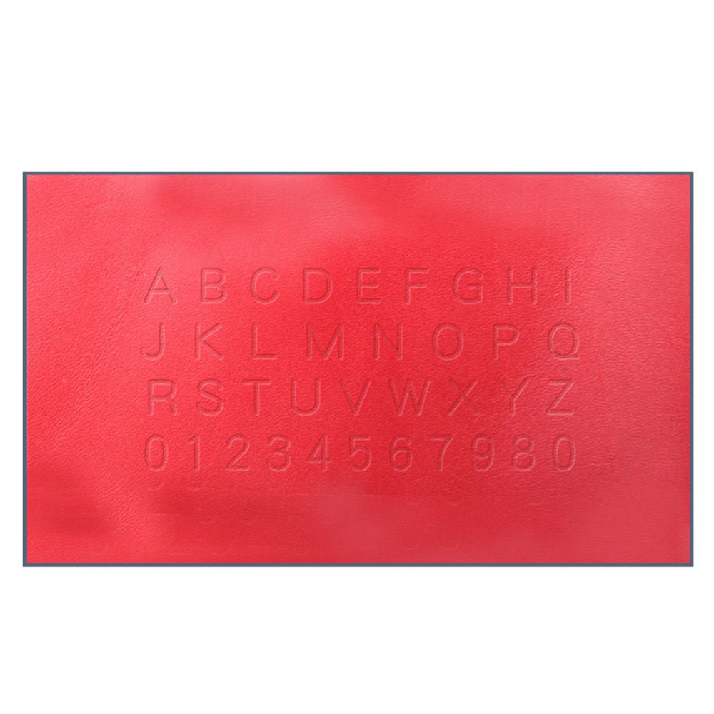 36Pcs Alphabet Letter Number Steel Punch Stamps Set For