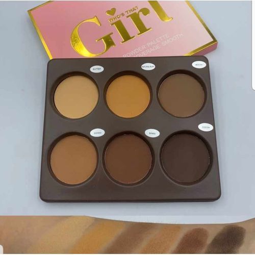 6 In 1 Professional Powder Pallette