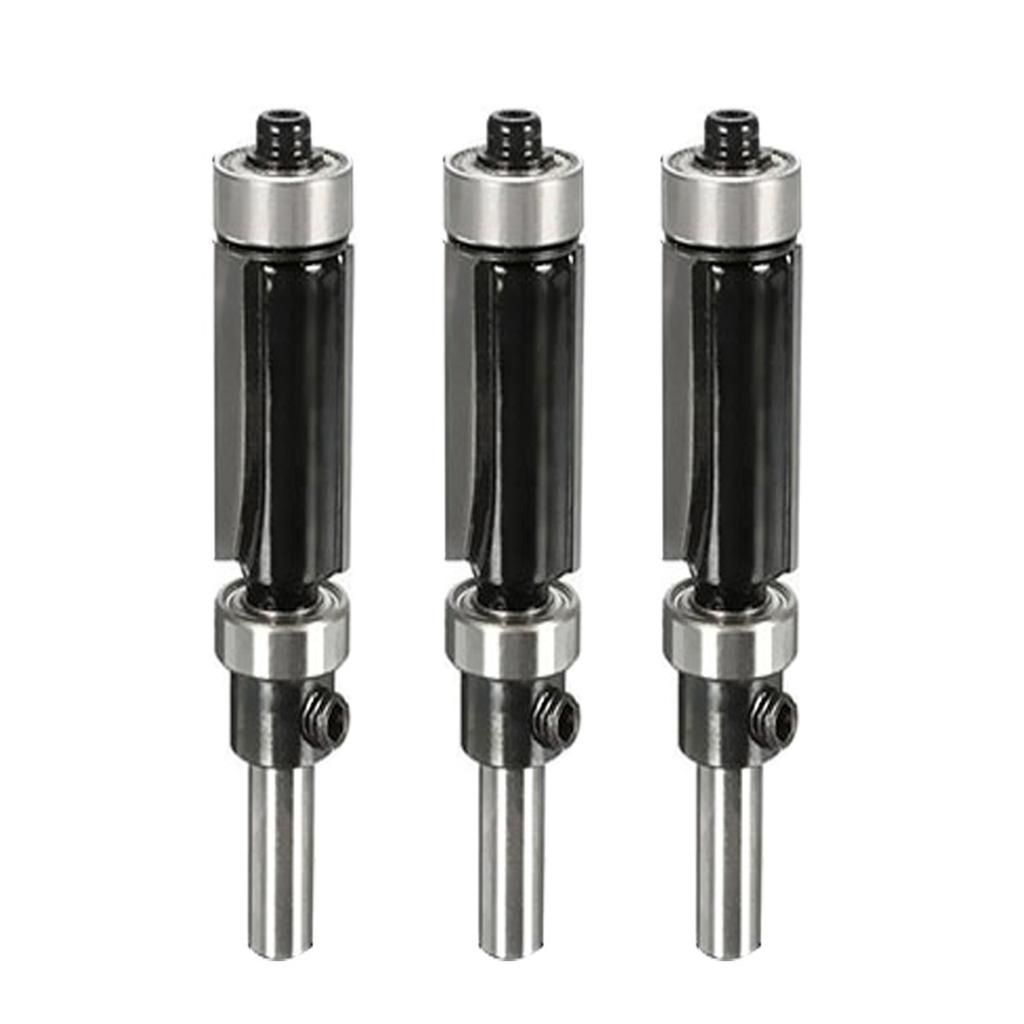 Straight Shank Flush Trim Router Bit  End Bearing Double-edge 2
