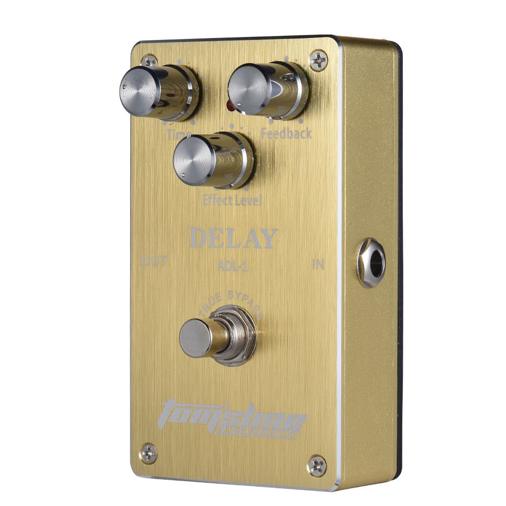 Aroma ADL-1 Delay Electric Guitar Effect Pedal Aluminum