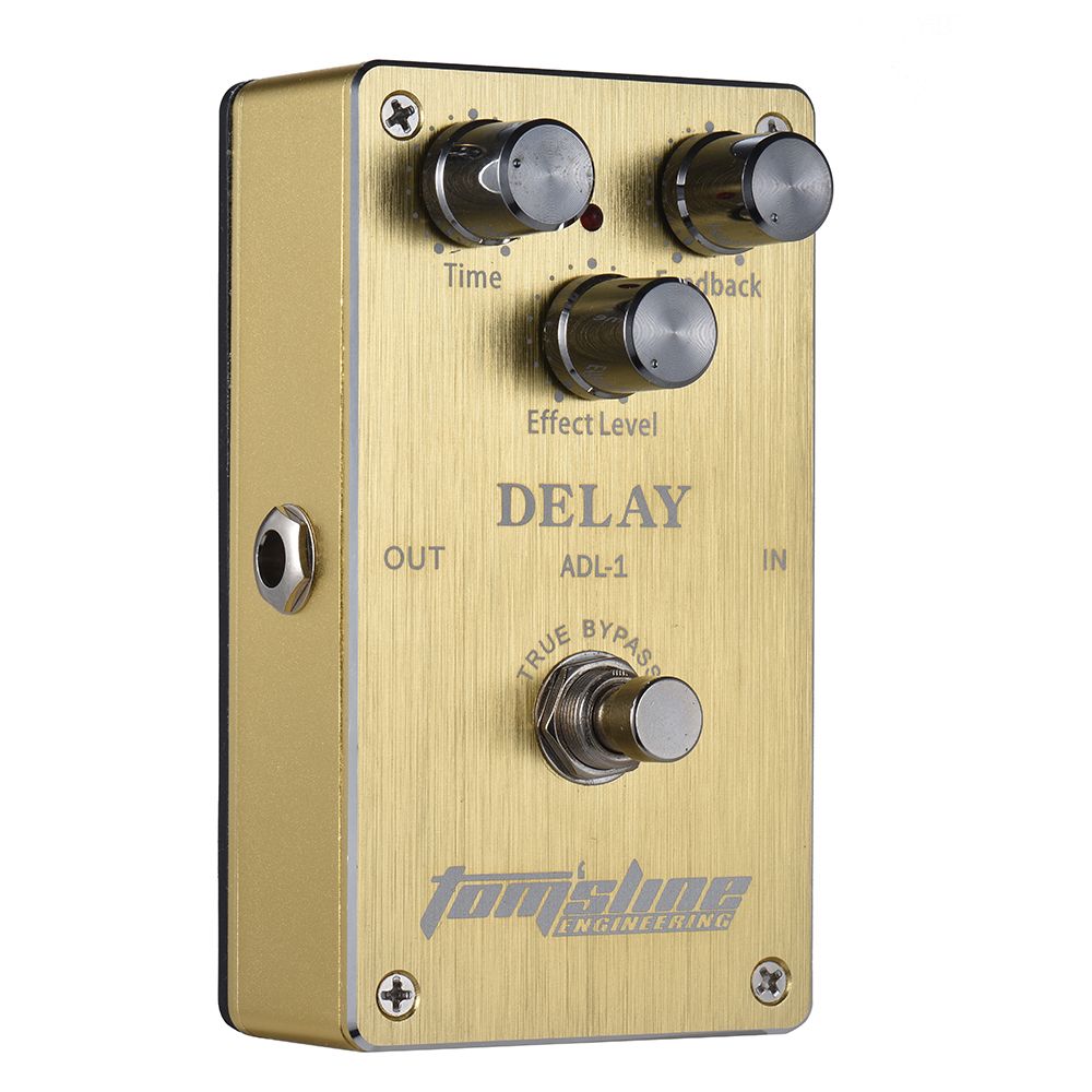 Aroma ADL-1 Delay Electric Guitar Effect Pedal Aluminum