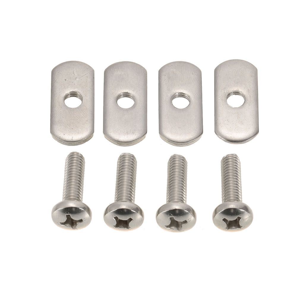 4 Stainless Steel Kayak Rail/Track Screws   Track Nuts