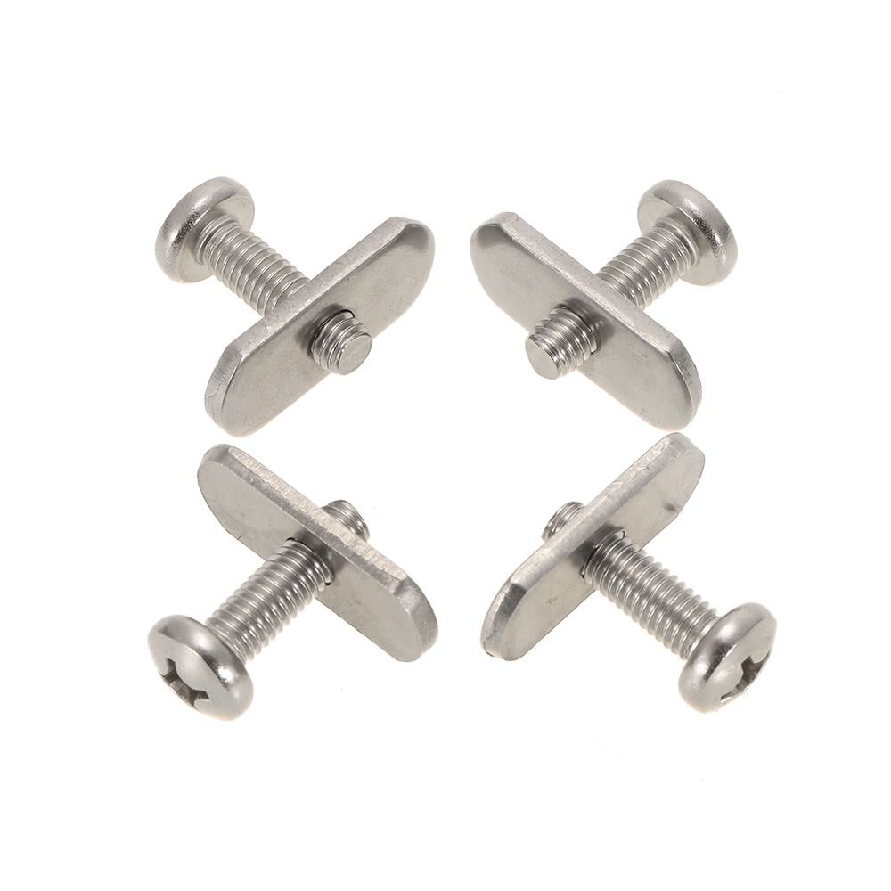 4 Stainless Steel Kayak Rail/Track Screws   Track Nuts