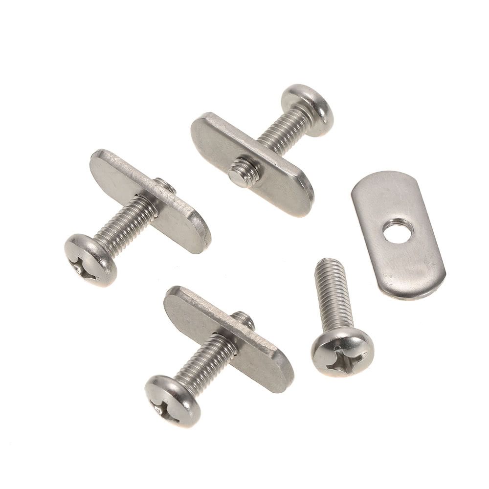 4 Stainless Steel Kayak Rail/Track Screws   Track Nuts