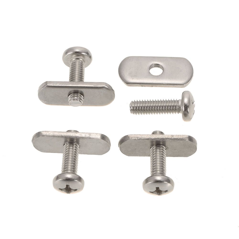 4 Stainless Steel Kayak Rail/Track Screws   Track Nuts
