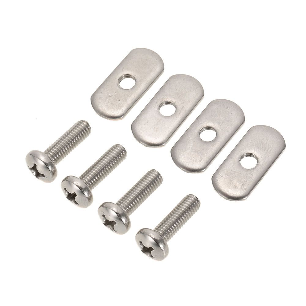 4 Stainless Steel Kayak Rail/Track Screws   Track Nuts