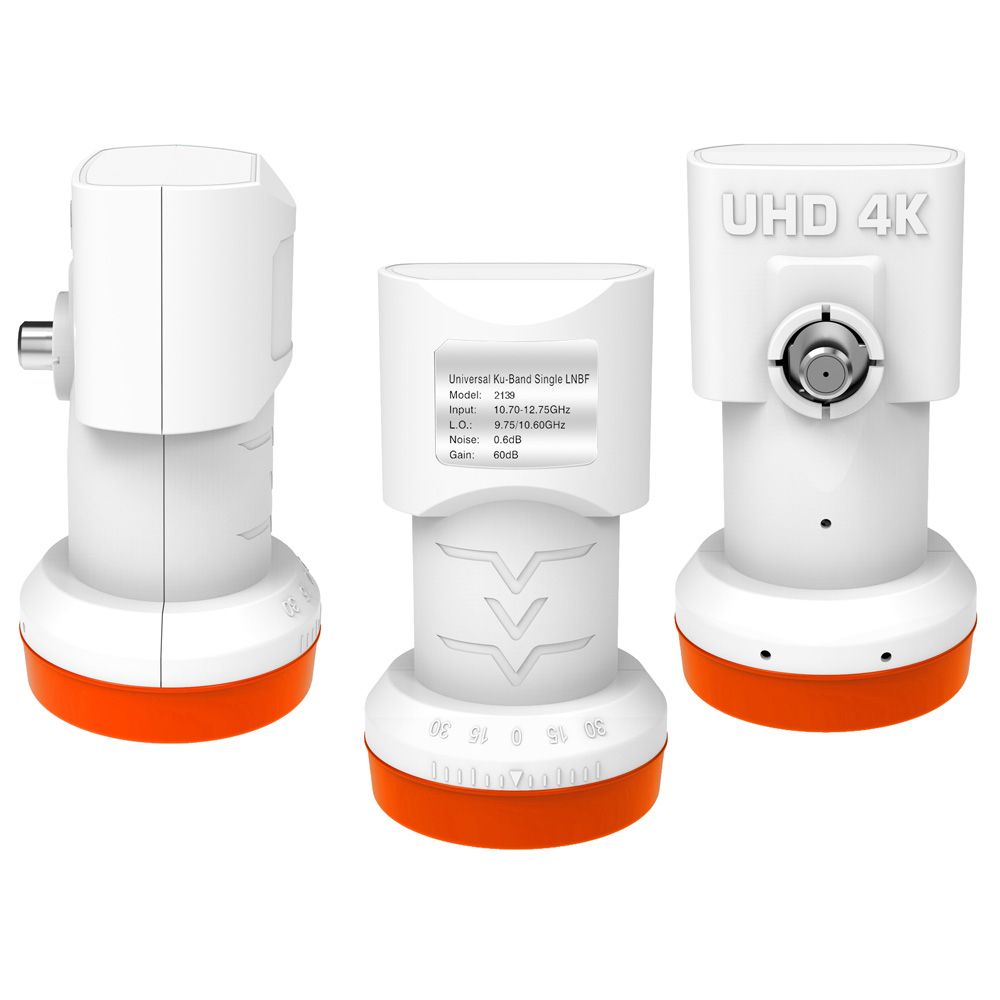 4K UHD Single Dual LNB Dish Universal Ku Band LNBF