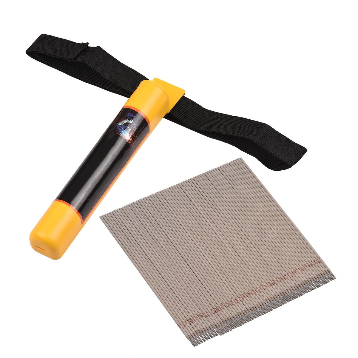 60 PCS Welding Rod Set General 3.2x350mm Stainless Steel Electrode Welding Rod for Welding Work Welding Cutting Accessories with Storage Can