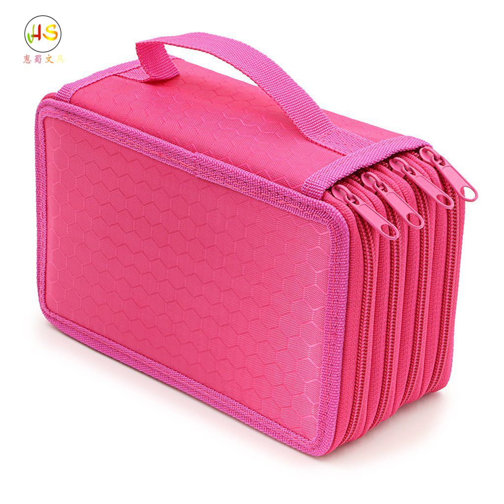 Secret Garden Coloring Four-layer Pencil Bag Solid Color
