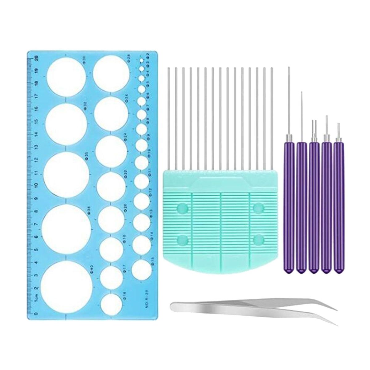 1 Set Paper Quilling Tools Different Size 8Pieces With