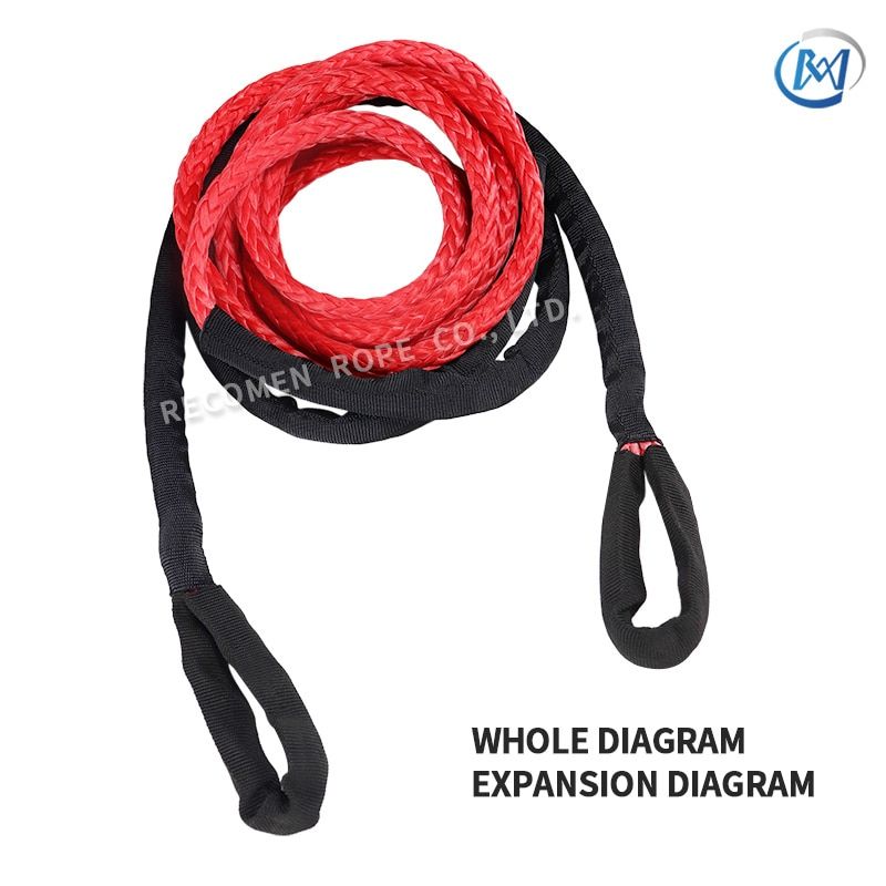 Impa Polyester Cover 12 Strand Braided Synthetic UHMWPE/Hmpe Plastic Marine Towing Winch Rope For Mooring And Offroad