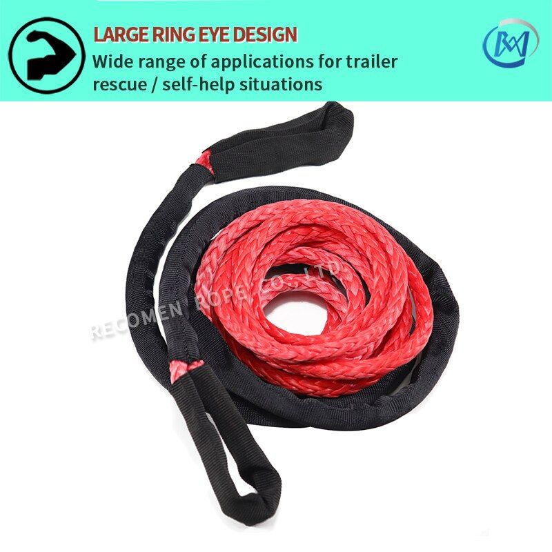 Impa Polyester Cover 12 Strand Braided Synthetic UHMWPE/Hmpe Plastic Marine Towing Winch Rope For Mooring And Offroad
