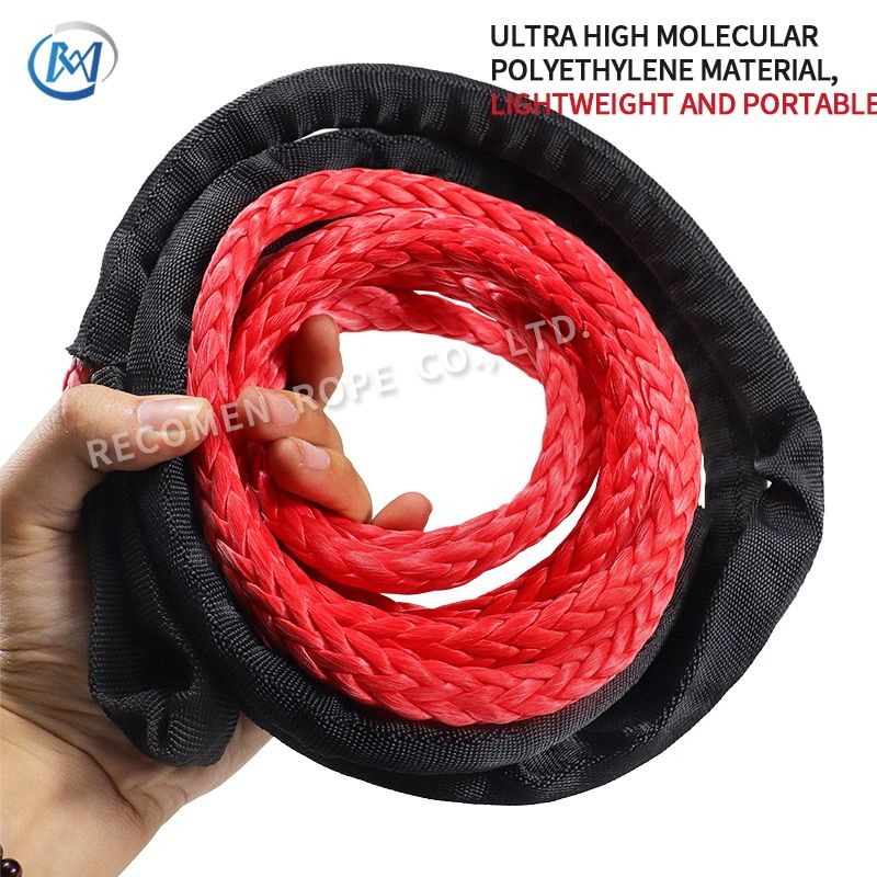 Impa Polyester Cover 12 Strand Braided Synthetic UHMWPE/Hmpe Plastic Marine Towing Winch Rope For Mooring And Offroad