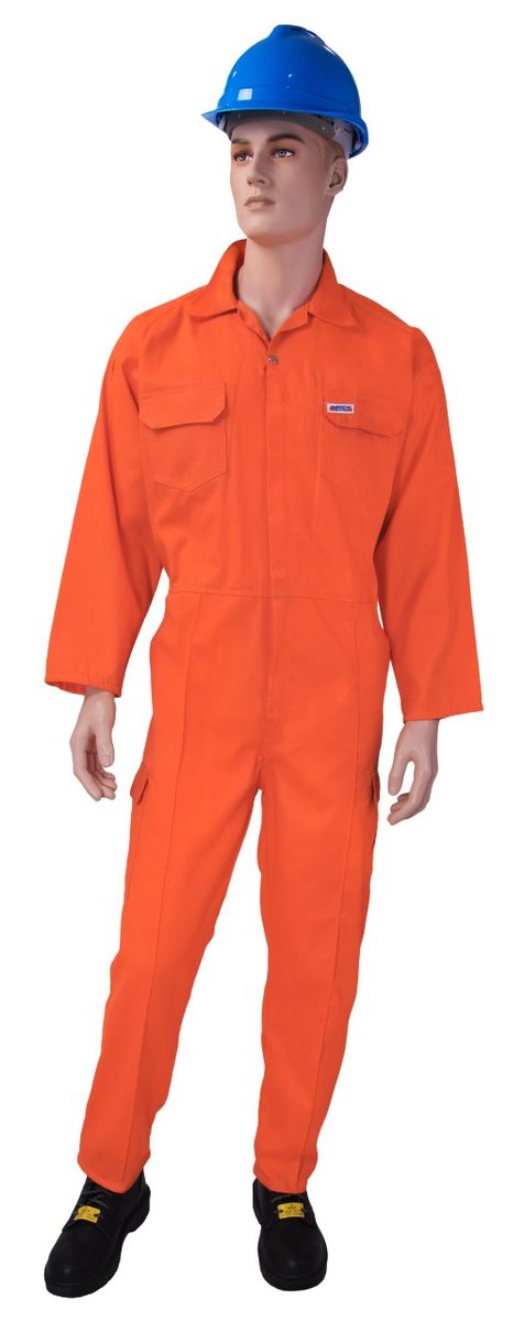 AMERIZA CHIEF COVERALL (100% TWILL COTTON/195 GSM) ORANGE