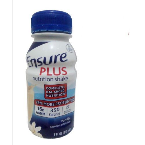 Plus Vanilla Nutrition Drink - 10 Bottles