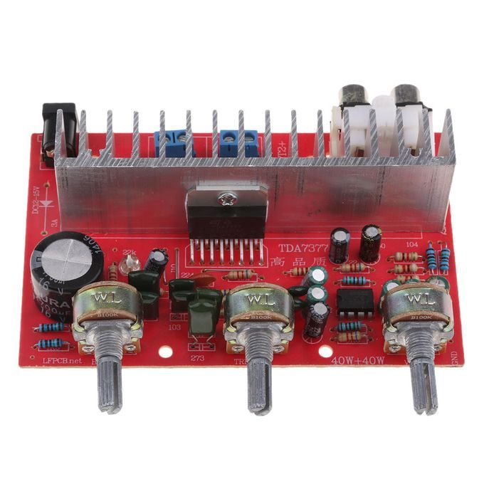 DC 12V DX-7377 Digital Power Audio Stereo Amplifier Board Module DIY