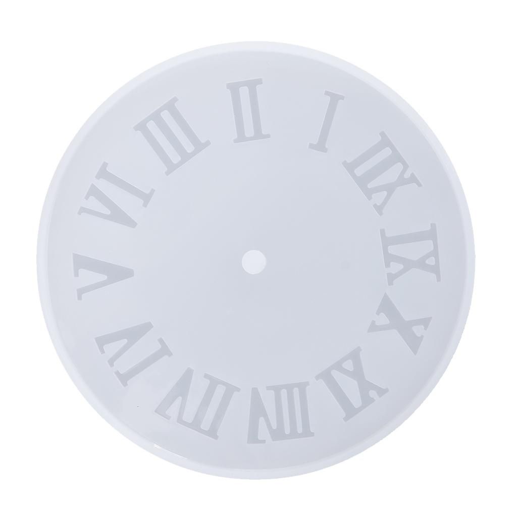 DIY Silicone  Making Clock Resin Craft Mould Tool Roman