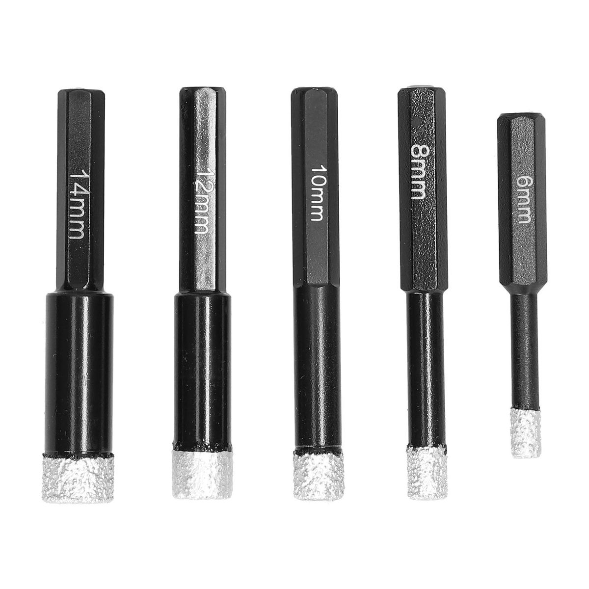 Dry Drill Bit Brazed Welding Diamond Ceramic Vitrified