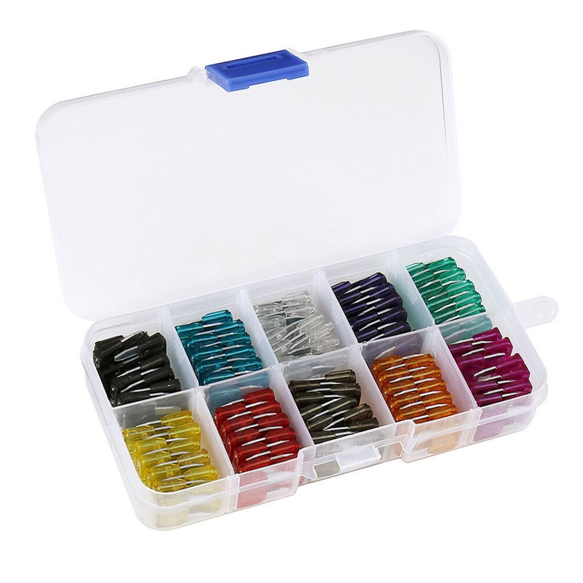 120Pcs/Box Mini Auto Blade Fuses Set 2-35A Assorted