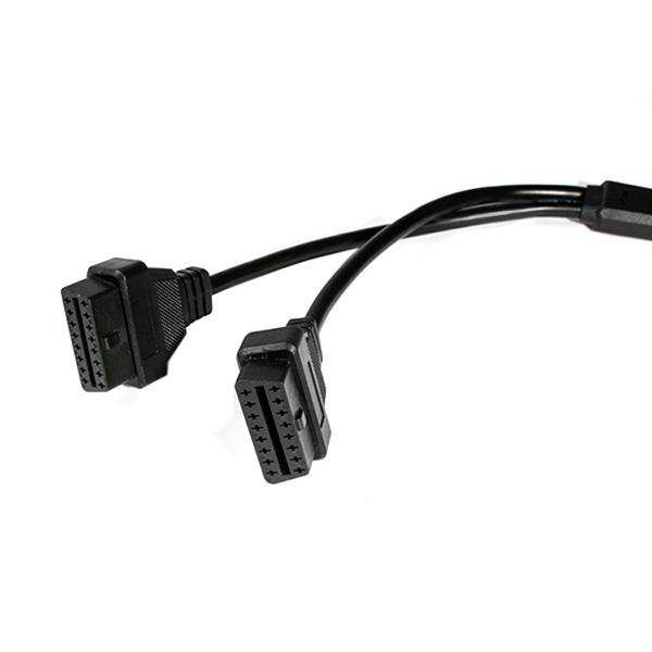 L OBD2 One Point Two Extension Cord Angle 90 Degrees Yituo Two Connected Through Wire Line 16 Pinhole OBD Interface