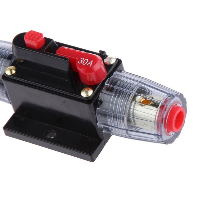 12V24V Inline Waterproof Circuit Breaker 30 Amp 50AMP Manual Reset