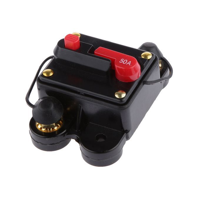 12V24V Inline Waterproof Circuit Breaker 30 Amp 50AMP Manual Reset