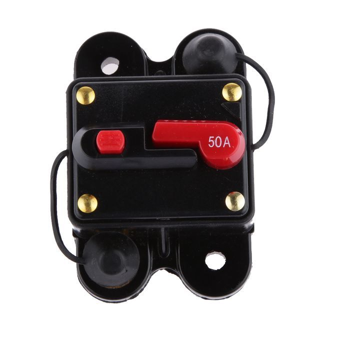 12V24V Inline Waterproof Circuit Breaker 30 Amp 50AMP Manual Reset