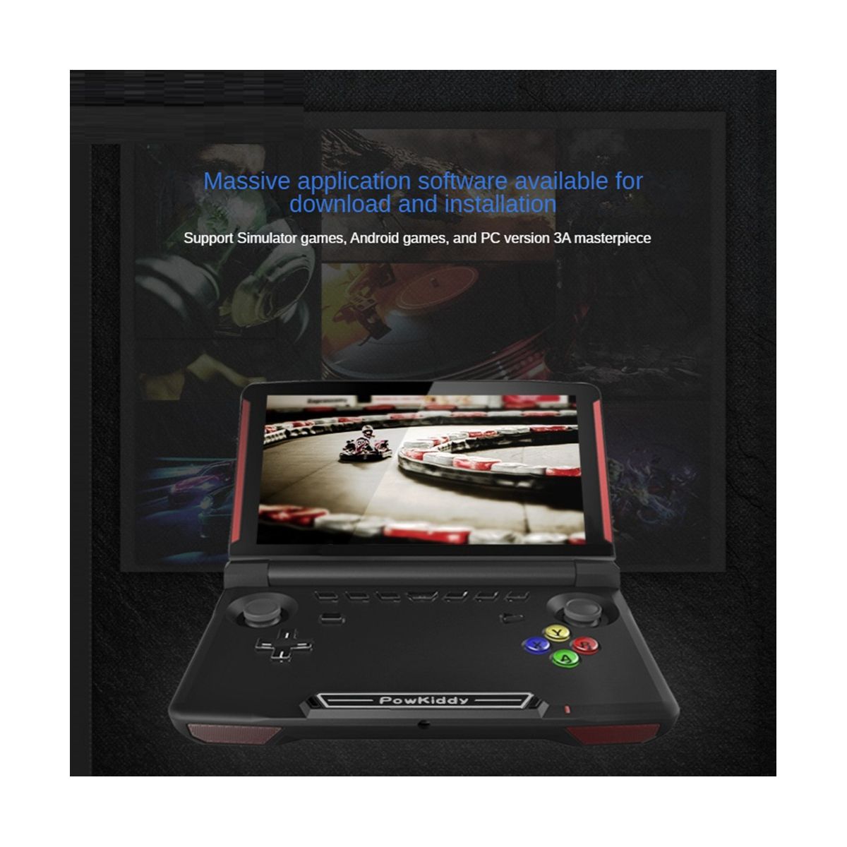 POWKIDDY X18 5.5 Inch IPS Touch Screen Mini Handheld Game