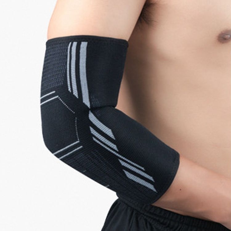 A Pair Sports Elbow Pads , Size:  L (Black Gray)