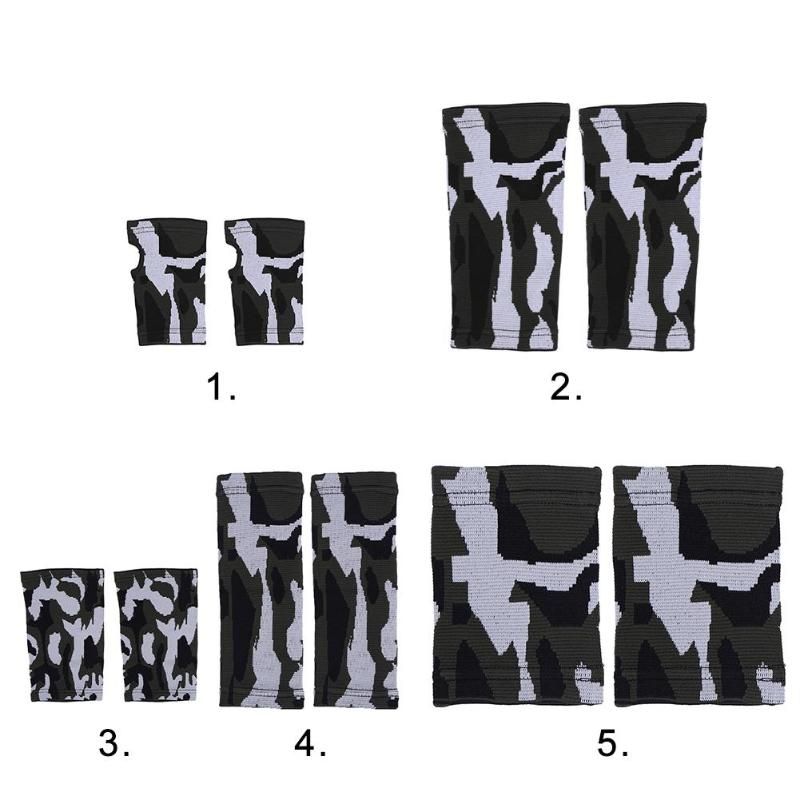 1 Pair Warm Breathable Camouflagepalm Guards Elbow