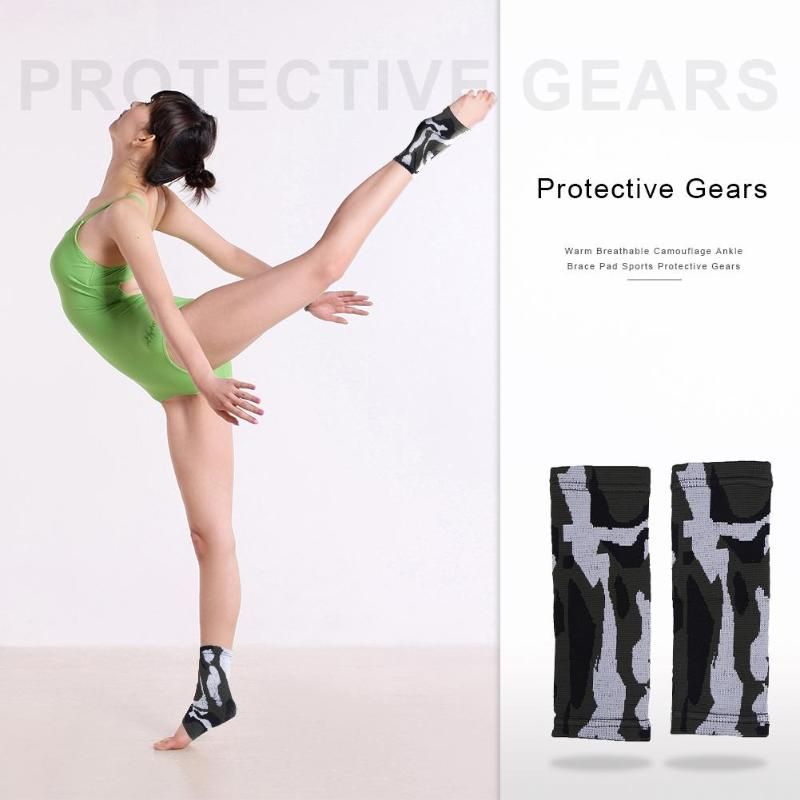 1 Pair Warm Breathable Camouflagepalm Guards Elbow