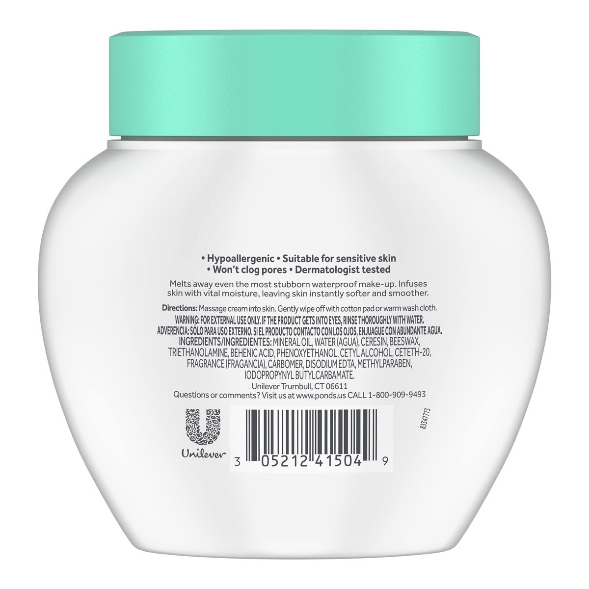Cold Cream Make-Up Remover Deep Cleanser 9.5oz (269g)