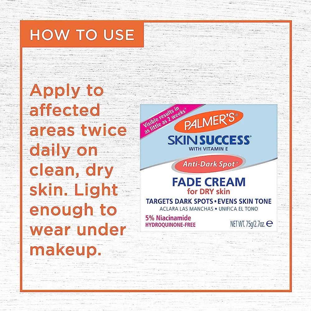 Skin Success Fade Cream For Dry Skin, 2.7oz (75g)
