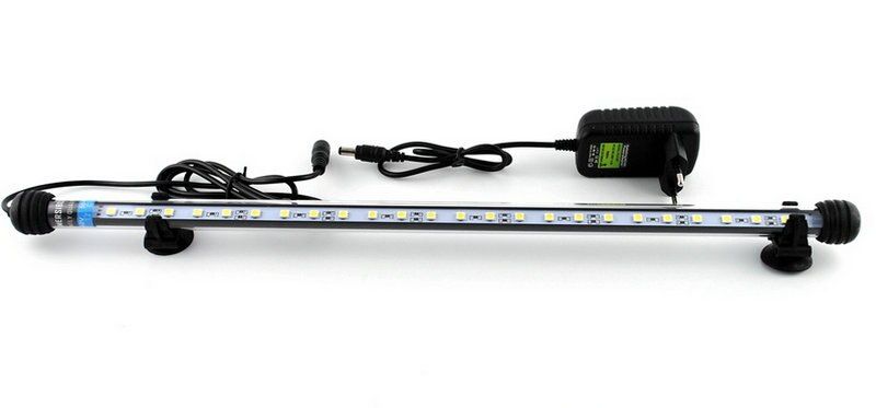 12V Aquarium Tropical Fish Tank Waterproof 5050 SMD 57cm 30leds Light Bar Lamp Submersible Strip Lighting 4.5W