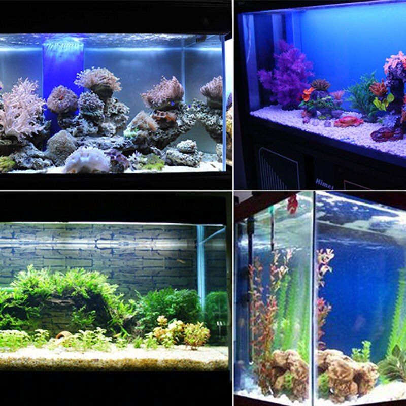 12V Aquarium Tropical Fish Tank Waterproof 5050 SMD 57cm 30leds Light Bar Lamp Submersible Strip Lighting 4.5W