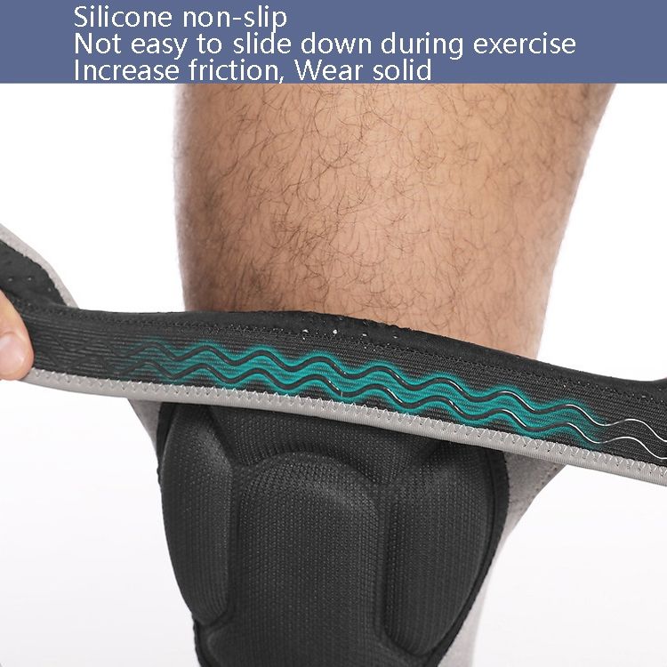 2 Pairs Sponge Knee Pads, M (Black)