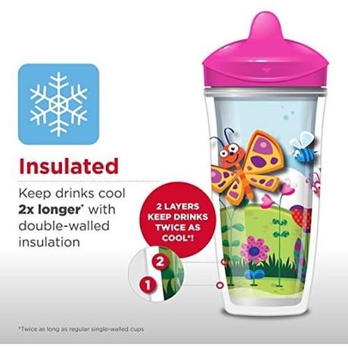 Sipsters Stage 3 Peppa Pig Insulated Sippy Cup - 9oz - 2pieces