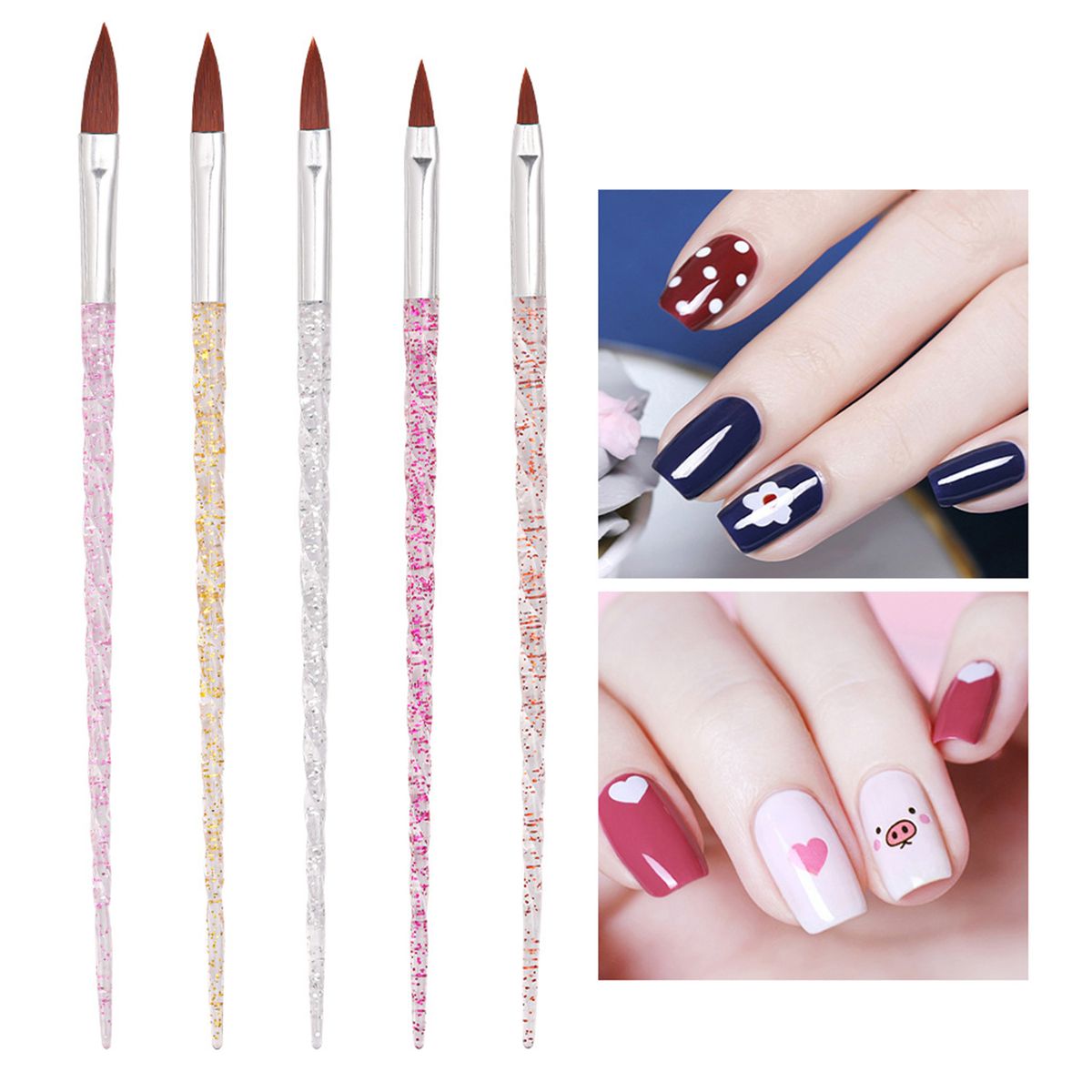 Nail Art Kit Tools Rhinestones Gold Bead Decorations Nail